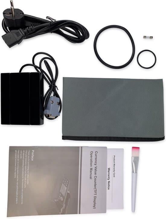 Geldtelmachine - Biljettelmachine - Waardetelling Mix Biljetten- 1000 biljetten/minuut - 5-voudig valsgelddetectie - Optel & batch-functie -... - Afbeelding 6