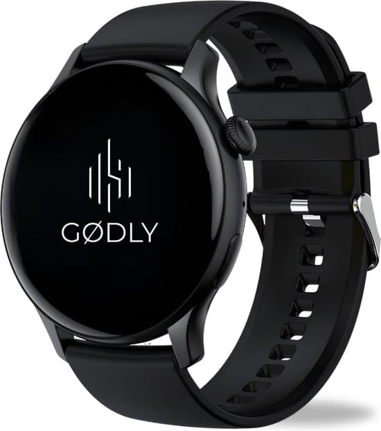 GØDLY® Amoled Smartwatch 46MM - Smartwatch Heren - Smartwatch Dames - Horloge – HD - Stappenteller - Kcal Teller - Slaapmeter - Hartslagmeter -...