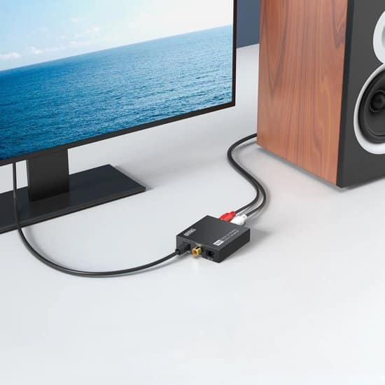 AdroitGoods Digitaal naar Analoog audioconverter - 192 kHz Audio Adapter voor Toslink naar RCA R/L - Met Optische Kabel en Voedings Adapter - Afbeelding 4