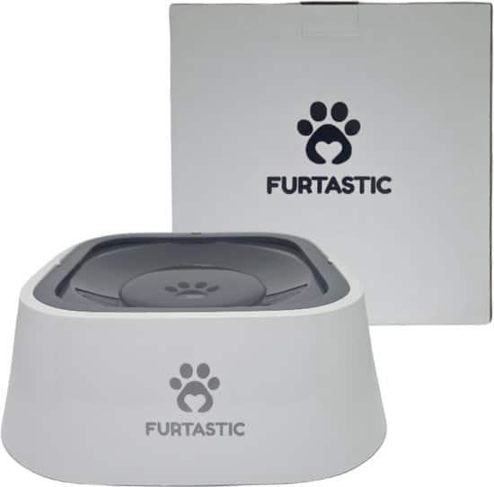 FURTASTIC® Antiknoei Drinkbak Hond 1,5 Liter 22x22x8 cm Premium drinkbak met uniek anti