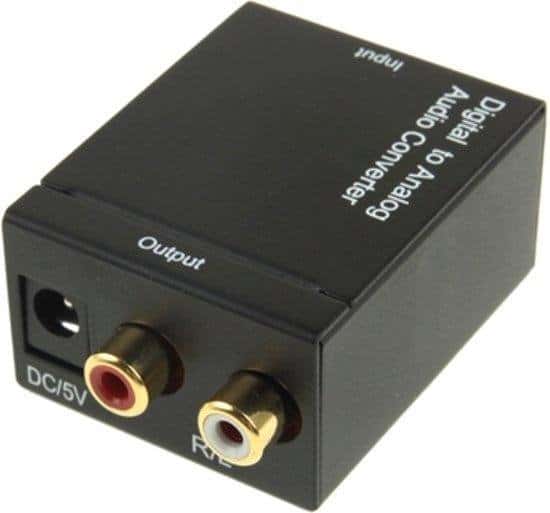 Garpex® Digitaal Optisch Naar Analoog Audio Converter - Coaxiaal - SPDIF - DAC - D2A - Digitaal Optisch Coaxiaal Toslink naar Analoog RCA Audio... - Afbeelding 2