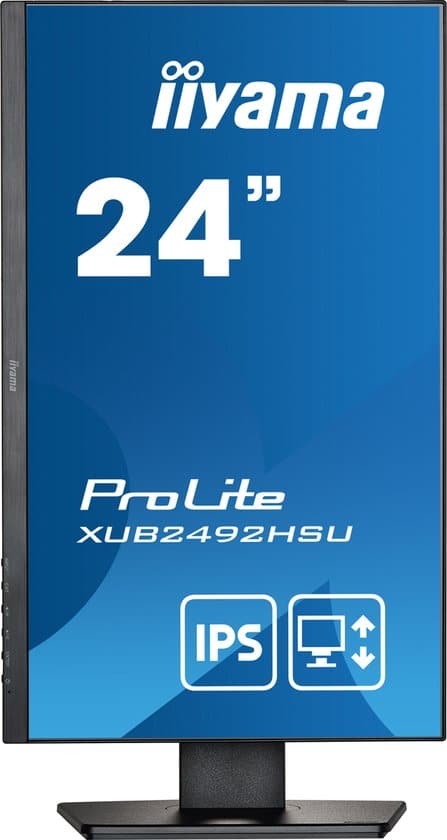 Monitor Iiyama XUB2492HSU-B5 24" LED IPS Flicker free 75 Hz 50-60 Hz - Afbeelding 4