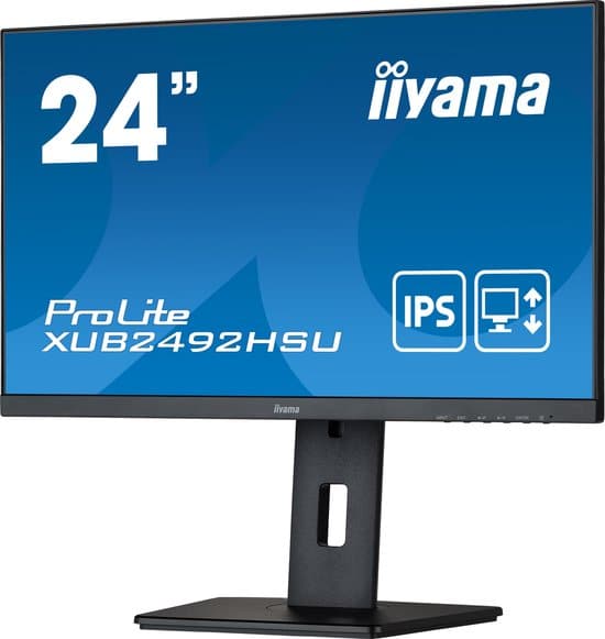Monitor Iiyama XUB2492HSU-B5 24" LED IPS Flicker free 75 Hz 50-60 Hz - Afbeelding 6