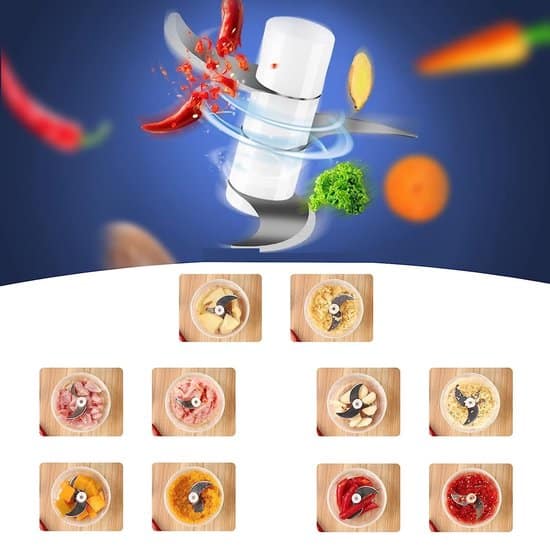 Phreeze (Draadloos) Food Processor - Hakmolen elektrisch - Vaatwasbestendig - USB oplaadbaar - Mini Portable Chopper - Blender - Keukenmachine -... - Afbeelding 3