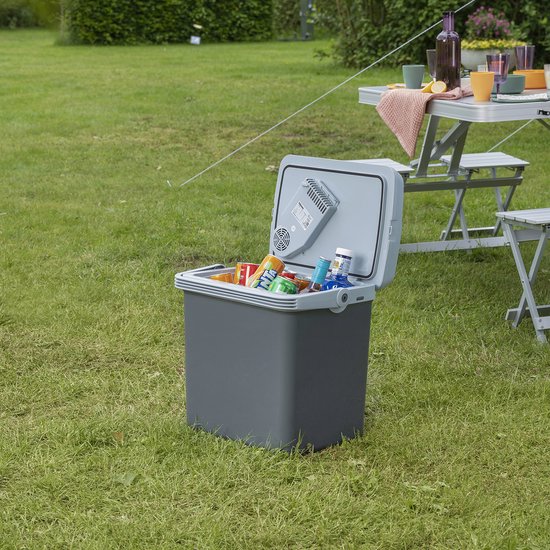 Tristar Koelbox KB-7526 - 20L - Elektrisch - 12V Autolader en 230V Stopcontact - Koelt & Verwarmt - Grijs - Afbeelding 4