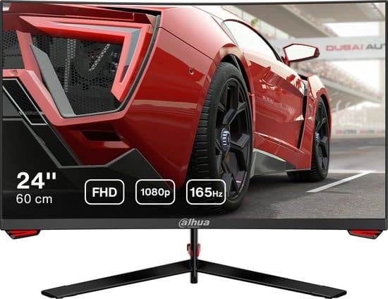 Dahua LM24-E230C - Curved Full HD VA Gaming Monitor - 24 inch - 165hz - 1ms - Inclusief DisplayPort kabel