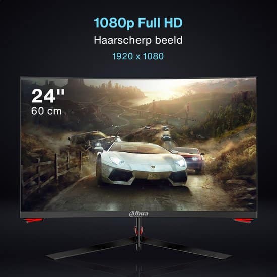 Dahua LM24-E230C - Curved Full HD VA Gaming Monitor - 24 inch - 165hz - 1ms - Inclusief DisplayPort kabel - Afbeelding 3