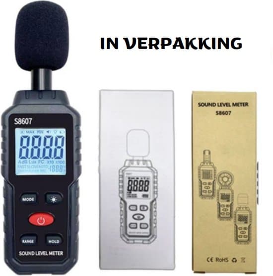 Decibel Meter, Tuya Digital Decibel Sound Meter 4in1 Temperature 703897 Decibel Meter, Tuya Digital Decibel Sound Meter 4in1 Temperature 703897