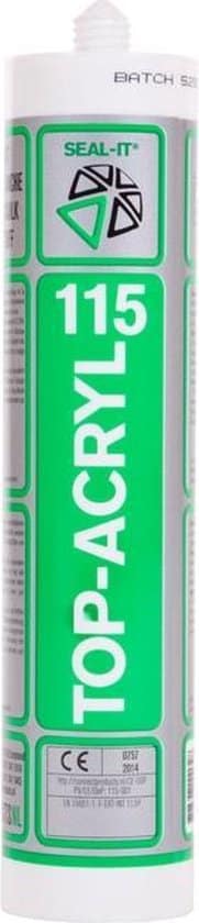 Seal-it 115 Top-Acryl overschilderbaar afdichtings- en vulmateriaal voor binnen en buiten Wit - Afbeelding 4