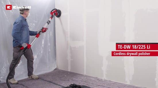 Einhell Accu Wand-/Plafondschuurmachine TP-DW 18/225 Li Solo - Power X-Change - 18 V/Li-Ion - Ø225 mm - Incl. 6x schuurschijf, 1x schuurgaas,... - Afbeelding 2