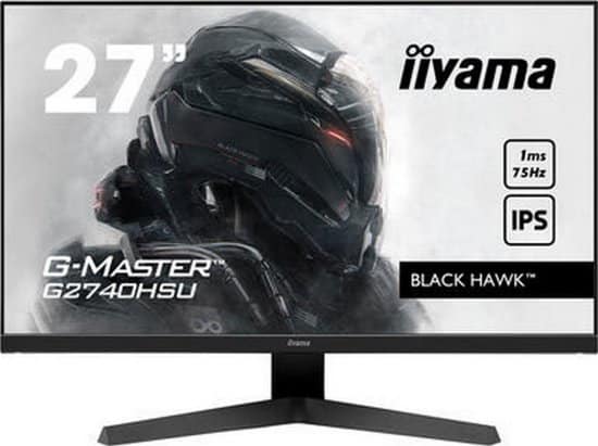 Iiyama G-MASTER Black Hawk G2740HSU - Full HD IPS 75Hz Gaming Monitor - 27 Inch