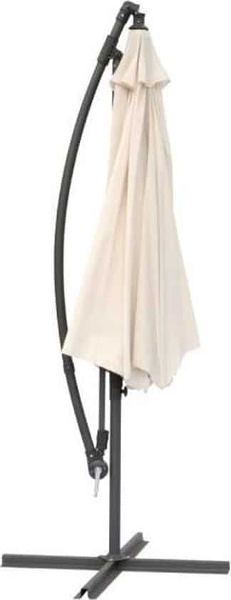 SenS-Line Menorca zweefparasol rond - Ø 300 cm - Ecru