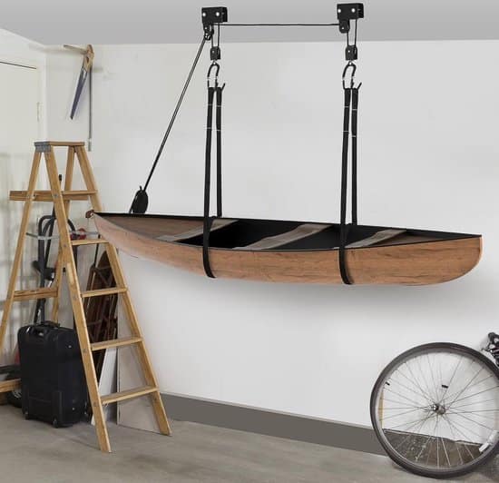Universeel Plafond Lift Ophangsysteem Voor Het Ophangen Van (Elektrische) Fiets/Kajak/E-Bike - Fietslift Takel Katrol Met Haken - Plafondhaken... - Afbeelding 4