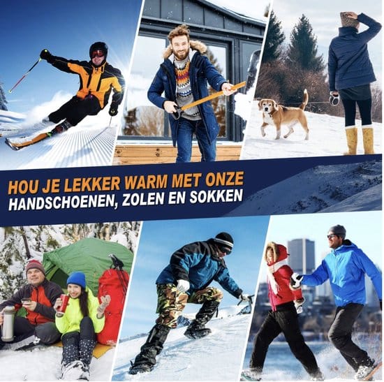 Verwarmde Sokken - Elektrische Sokken - sokken - Elektrische Verwarmde Sokken - Maat 41-46 - Afbeelding 4