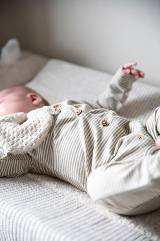 Baby's Only Boxpakje Stripe - Oud Roze - Maat 74 - 100% ecologisch katoen - GOTS - Afbeelding 3