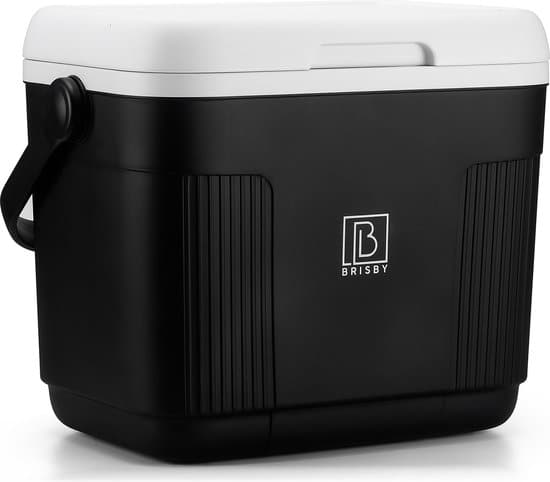 Brisby Koelbox - Frigobox - 22L - Zwart - Tot maximaal 40 uur isolatie - Incl. 4 dikke koelelementen van 450ml - Temperatuur veilige sluiting -... - Afbeelding 3