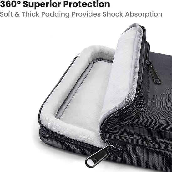 Sounix Laptophoes - 15/15.6 inch - Laptop tas - Laptop hoes - Laptop sleeve - Zwart - Afbeelding 5
