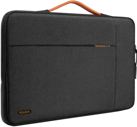 Sounix Laptophoes - 15/15.6 inch - Laptop tas - Laptop hoes - Laptop sleeve - Zwart - Afbeelding 6