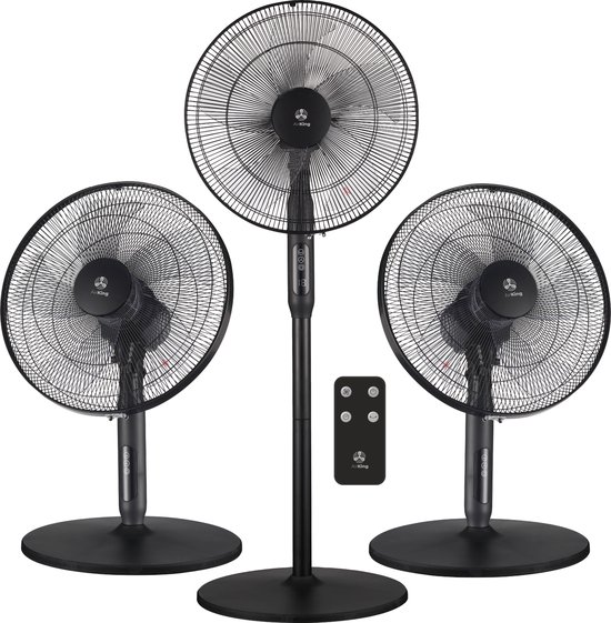 AirKing Statiefventilator met met - met - Zwart