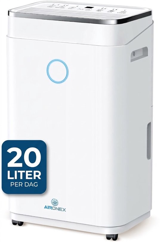 Aironex Luchtontvochtiger - liter per dag - Stil - voor en - Luchtontvochtiger en - Dehumidifier