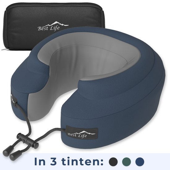 Best Life Nekkussen Vliegtuig - Reiskussen Auto - Memory Foam