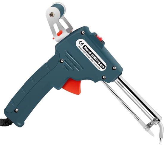 Geschikt voor Automatisch soldeerpistool, aluminiumlegering soldeerpistool blik apparaat met EU 220V/60W soldeerstandaard