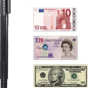 2 Stuks Vals geld pen – fake euro testpen - Valsgeld detectiepen - Valsgeld stift - Geldstift - Nepgeld pen - nepgeld stift