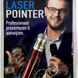 3BMT Laserpointer - Laserpen met Batterijen - Voor Presenteren en Aanwijzen