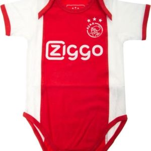Ajax-baby romper wit rood wit Ziggo - maat 62/68