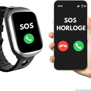 Alarm Horloge Ouderen 4G - Waterdicht - Valdetectie - Digitale Tijd - GPS Live Locatie - SOS Horloge - Nederlandse Taal - Géén contract of abonnement