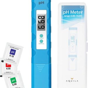 Aquila 2 in 1 Digitale pH Meter & Thermometer voor Zwembad en Drinkwater - Tester Zonder Strips - Temperatuurmeter Digitaal