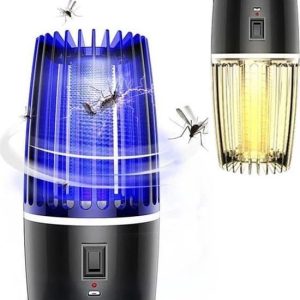 B-care Elektrische Muggenlamp - 4000 mAh Batterij - Nachtlamp - UV Muggenlamp – Muggenvanger - Geluidloos - Insectenverdelger – Vliegenlamp –...