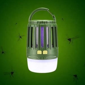B-care Elektrische Muggenlamp - 4000 mAh Batterij - Nachtlamp - UV Muggenlamp – Muggenvanger - Geluidloos - Insectenverdelger – Vliegenlamp –...