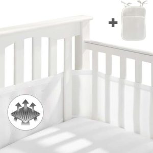 Bedomrander BIEK20® - Bedbumper - Baby Bed Omrander - Set van 2 stuks - 340x30 cm & 160x30 cm - Incl. Ledikantzakje
