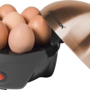 Bestron Eierkoker voor 7 eieren, incl. watermaatbeker, 3 hardheidsgraden, 350 watt, kleur: koper