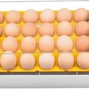 Broedmachine - 24 eieren - Broedmachine automatisch - Draait de eieren om - Incubator - Automatische temperatuurregelaar - LED verlichting