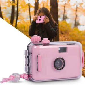 BronStore - Wegwerpcamera Roze - Inclusief filmrol - Waterdicht - Analoge Camera - Disposable Camera - Wegwerp Camera - Kinder Camera - Vlog Camera