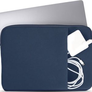 Coverzs Laptophoes 14 inch & 15 6 inch (donkerblauw) - Laptoptas dames / heren geschikt voor o.a. 15 6 inch laptop en 14 Inch laptop - Macbook hoes...