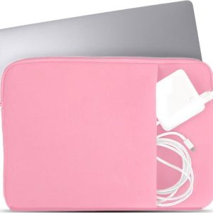 Coverzs Laptophoes 14 inch & 15 6 inch (roze) - Laptoptas dames / heren geschikt voor o.a. 15 6 inch laptop en 14 Inch laptop - Macbook hoes met...