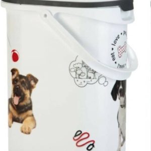 Curver - Voedselcontainer Hond 29 x 19 x 35 cm - Wit - 10 L- 4kg