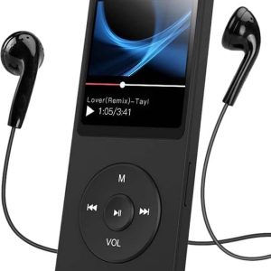 Dailygoods® MP3 speler - Incl. 32 GB - Bluetooth - Draadloos - Voice Recorder - FM - Zwart