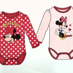 Disney Baby Minnie Mouse Rompers - Maat 86/92 - 2 Stuks