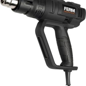FERM HAM1017P Heteluchtpistool – 2000W – Incl. standaard - 3m kabellengte
