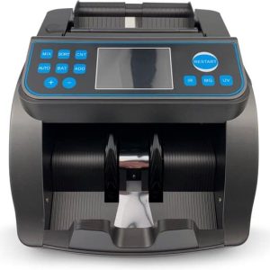 Geldtelmachine - Biljettelmachine - Waardetelling Mix Biljetten- 1000 biljetten/minuut - 5-voudig valsgelddetectie - Optel & batch-functie -...