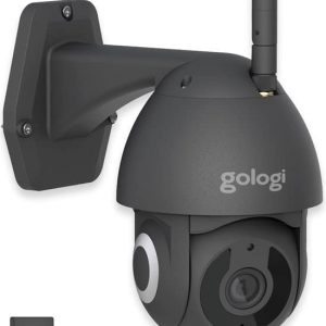 Gologi Superior Outdoorcamera - Buiten camera met nachtzicht - Beveiligingscamera - Security camera - 3MP - Met wifi en app - Met 32GB SD-kaart -...