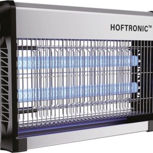 HOFTRONIC Volt - Elektrische Vliegenlamp 4200 Volt - Muggenlamp 20 Watt - Voor 80 m² - Insectenlamp met UV-licht - High Voltage - Met eurostekker...