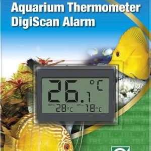 JBL Aquariumthermometer DigiScan Alarm Digitale aquariumthermometer met sticker en alarmfunctie