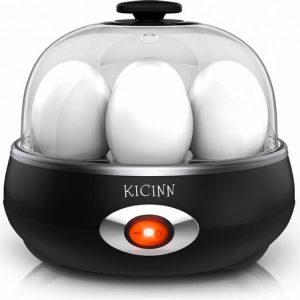 Kicinn Eierkoker - Eierkoker electrisch - Geschikt voor 7 eieren - Zwart