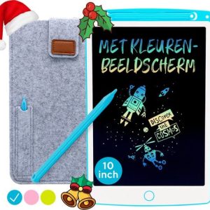 LCD Tekentablet "Blauw" 10 inch - Tekentablet Kinderen - Kerst Kado - Cadeau - Kinderen - Speelgoed Jongens & Meisjes - Tablet - Grafische Tablet -...