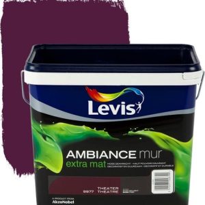Levis Ambiance Muurverf - Extra Mat - Theater - 5L